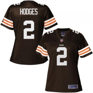 Pro Line Women's Cleveland Browns Reggie Hodges Team Color Jerse