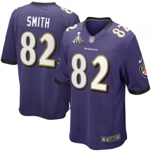 Nike Torrey Smith Baltimore Ravens Youth Super Bowl XLVII Game J