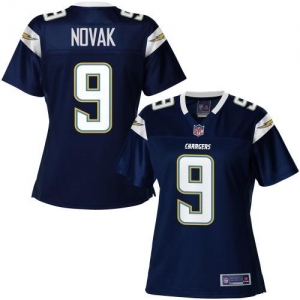 Pro Line Women's San Diego Chargers Nick Novak Team Color Jersey