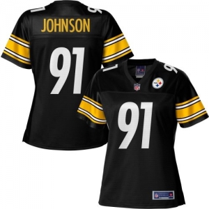 Pro Line Women's Pittsburgh Steelers Brandon Johnson Team Color