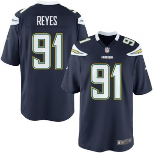 Nike Youth San Diego Chargers Kendall Reyes Team Color Game Jers