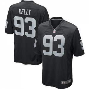 Nike Tommy Kelly Oakland Raiders Youth Game Jersey - Black