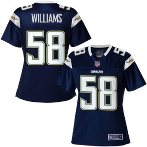 Pro Line Women's San Diego Chargers Demorrio Williams Team Color