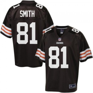 Pro Line Men's Cleveland Browns Alex Smith Team Color Jersey