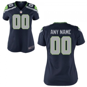 Nike Women's Seattle Seahawks Customized Team Color Game Jersey