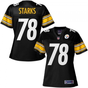 Pro Line Women's Pittsburgh Steelers Max Starks Team Color Jerse