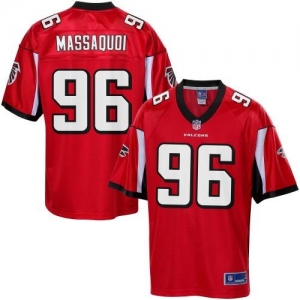 Pro Line Men's Atlanta Falcons Jonathan Massaquoi Team Color Jer