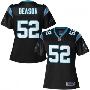 Pro Line Women's Carolina Panthers Jon Beason Team Color Jersey