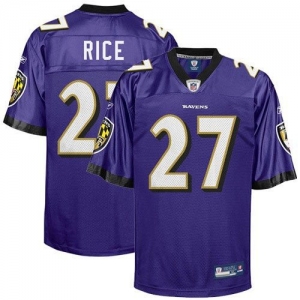 Reebok NFL Equipment Baltimore Ravens #27 Ray Rice Youth Purple