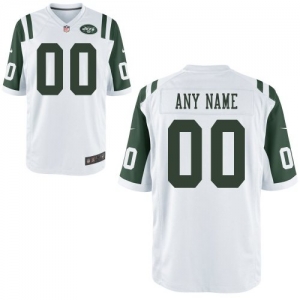 Nike Men's New York Jets Customized White Game Jersey