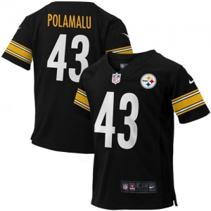 Nike Troy Polamalu Pittsburgh Steelers Toddler Game Jersey - Bla