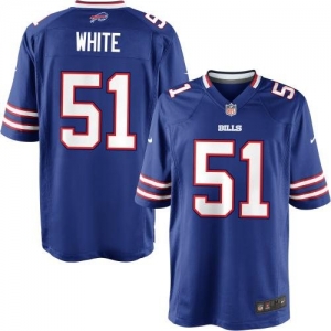 Nike Youth Buffalo Bills Chris White Team Color Game Jersey