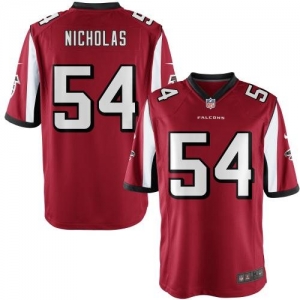 Nike Youth Atlanta Falcons Stephen Nicholas Team Color Game Jers