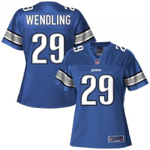 Pro Line Women's Detroit Lions John Wendling Team Color Jersey