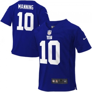 Nike Eli Manning New York Giants Preschool Game Jersey - Royal B