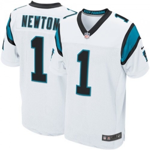 Nike Cam Newton Carolina Panthers Elite Jersey - White