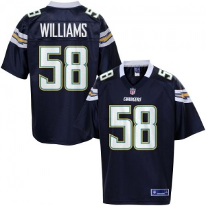 Pro Line Men's San Diego Chargers Demorrio Williams Team Color J