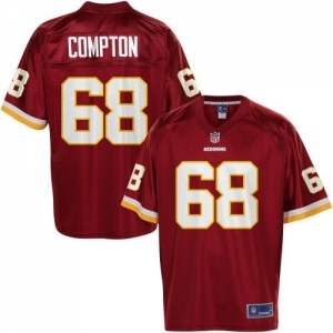 Pro Line Men's Washington Redskins Tom Compton Team Color Jersey