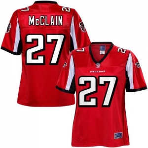 Pro Line Women's Atlanta Falcons Robert McClain Team Color Jerse