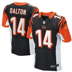 Nike Andy Dalton Cincinnati Bengals Elite Jersey - Black