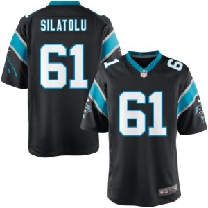 Nike Youth Carolina Panthers Amini Silatolu Team Color Game Jers