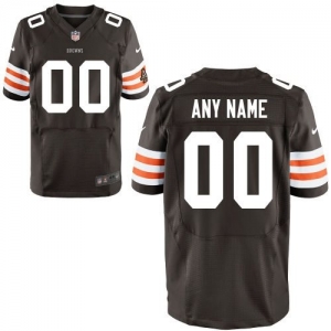 Nike Cleveland Browns Customized Elite Jersey - Brown