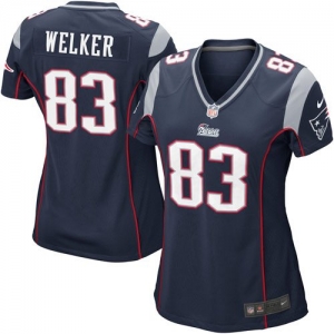 Nike Wes Welker New England Patriots Women's Game Jersey - Navy