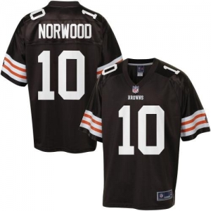 Pro Line Men's Cleveland Browns Jordan Norwood Team Color Jersey