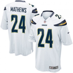 Nike Ryan Mathews San Diego Chargers Youth Game Jersey - White