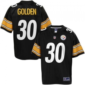 Pro Line Men's Pittsburgh Steelers Robert Golden Team Color Jers