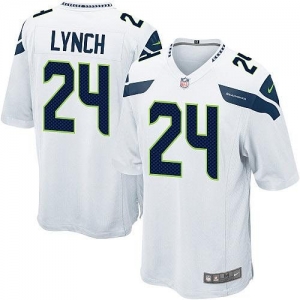 Nike Marshawn Lynch Seattle Seahawks Youth Game Jersey - White