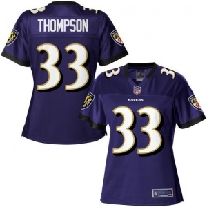 Pro Line Women's Baltimore Ravens Christian Thompson Team Color