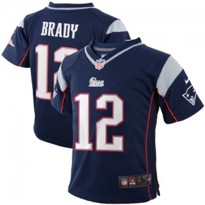 Nike Tom Brady New England Patriots Preschool Game Jersey - Navy