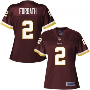 Pro Line Women's Washington Redskins Kai Forbath Team Color Jers