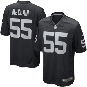 Nike Rolando McClain Oakland Raiders Youth Game Jersey - Black