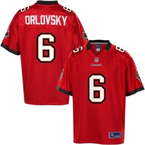 Pro Line Men's Tampa Bay Buccaneers Dan Orlovsky Team Color Jers