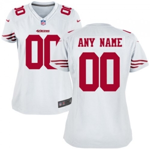 Nike San Francisco 49ers Women's Custom Game Jersey - White