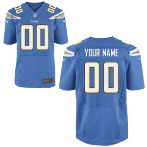 Nike San Diego Chargers Customized Elite Alternate Jersey - Powd