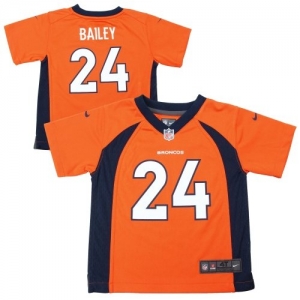 Nike Champ Bailey #24 Denver Broncos Toddler Game Jersey - Orang