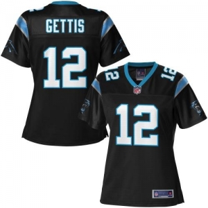 Pro Line Women's Carolina Panthers David Gettis Team Color Jerse