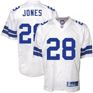 Reebok Dallas Cowboys #28 Felix Jones White NFL Equipment Replic