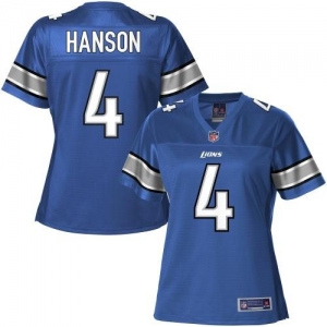 Pro Line Women's Detroit Lions Jason Hanson Team Color Jersey