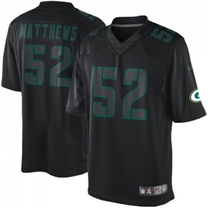 Nike Clay Matthews Green Bay Packers Youth Impact Jersey - Black