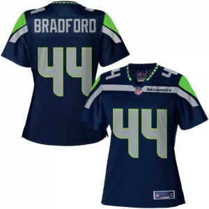 Pro Line Women's Seattle Seahawks Allen Bradford Team Color Jers