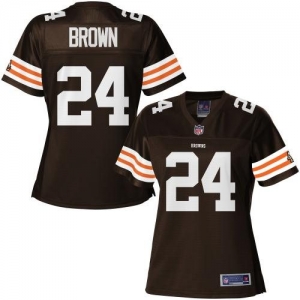 Pro Line Women's Cleveland Browns Sheldon Brown Team Color Jerse