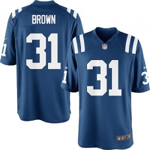 Nike Donald Brown Indianapolis Colts Youth Game Jersey - Royal B