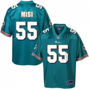 Pro Line Men's Miami Dolphins Koa Misi Team Color Jersey