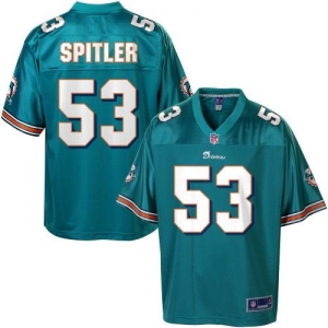 Pro Line Men's Miami Dolphins Austin Spitler Team Color Jersey