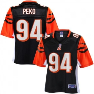 Pro Line Women's Cincinnati Bengals Domata Peko Team Color Jerse