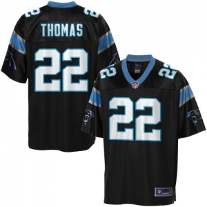 Pro Line Men's Carolina Panthers Josh Thomas Team Color Jersey